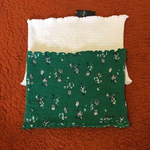 HOLLISTER SMOCKED TUBE TOPS
